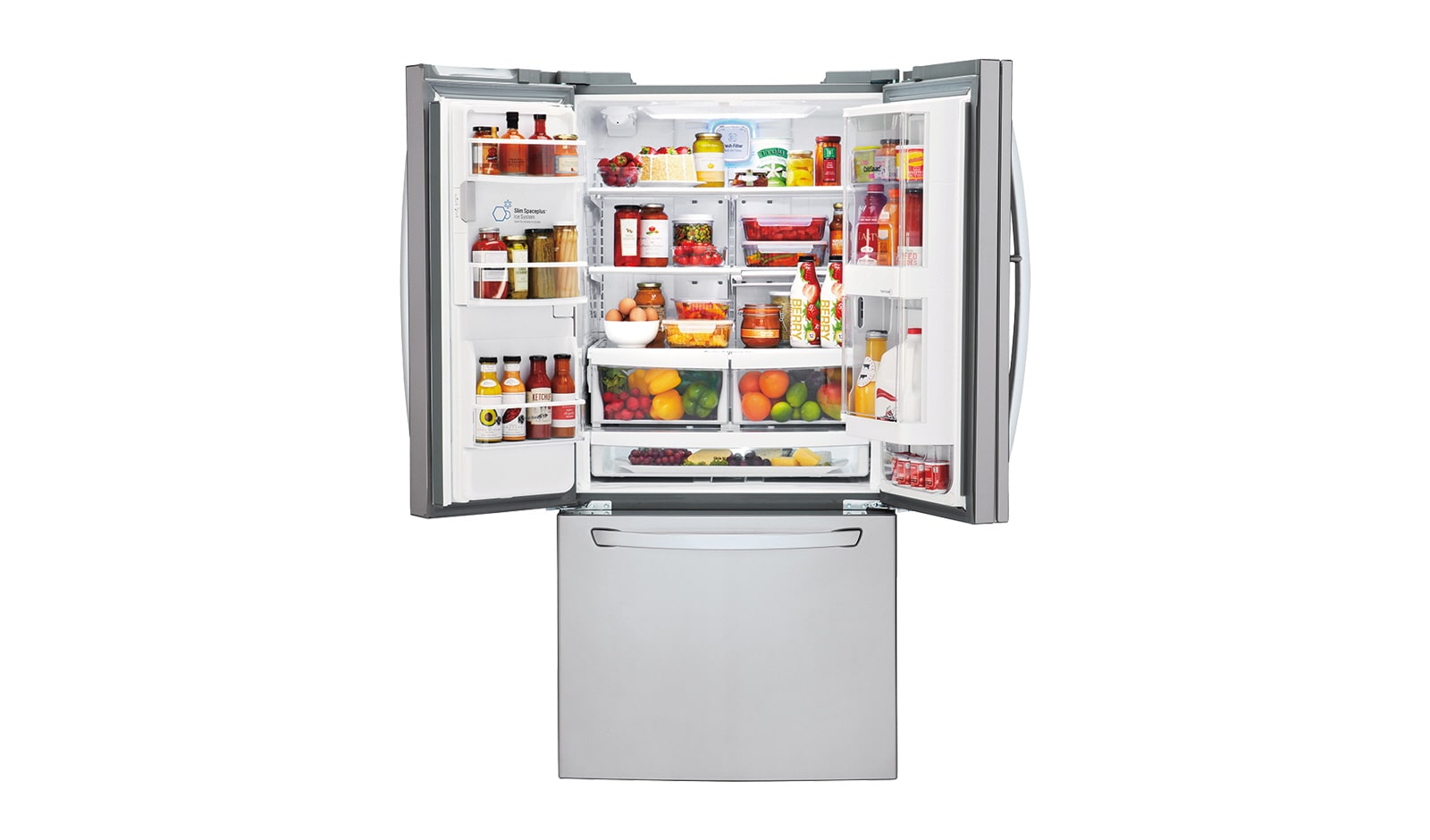 LG 33" French Door Refrigerator with Door-in-Door®, 24 cu.ft., LFXS24663S